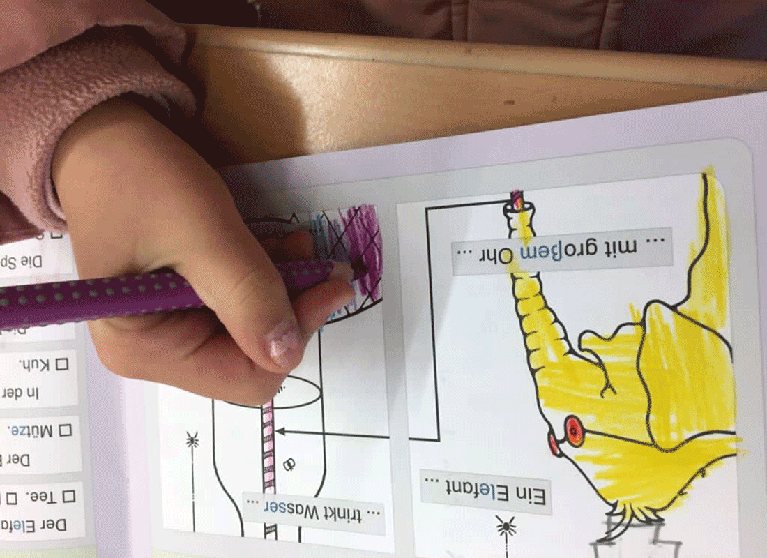 Foerderunterricht im 2. Jahrgang der Feldsieper Grundschule Bochum