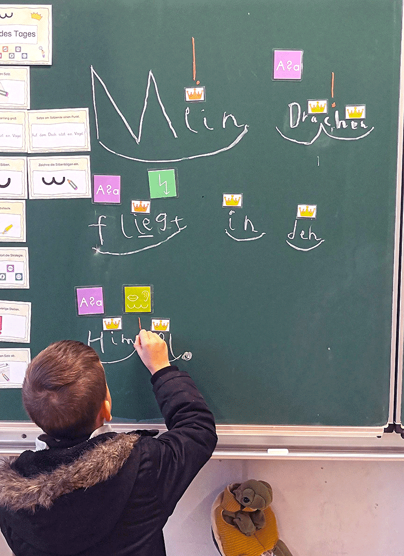 Deutschunterricht in der Klasse 2b der Feldsieper Grundschule