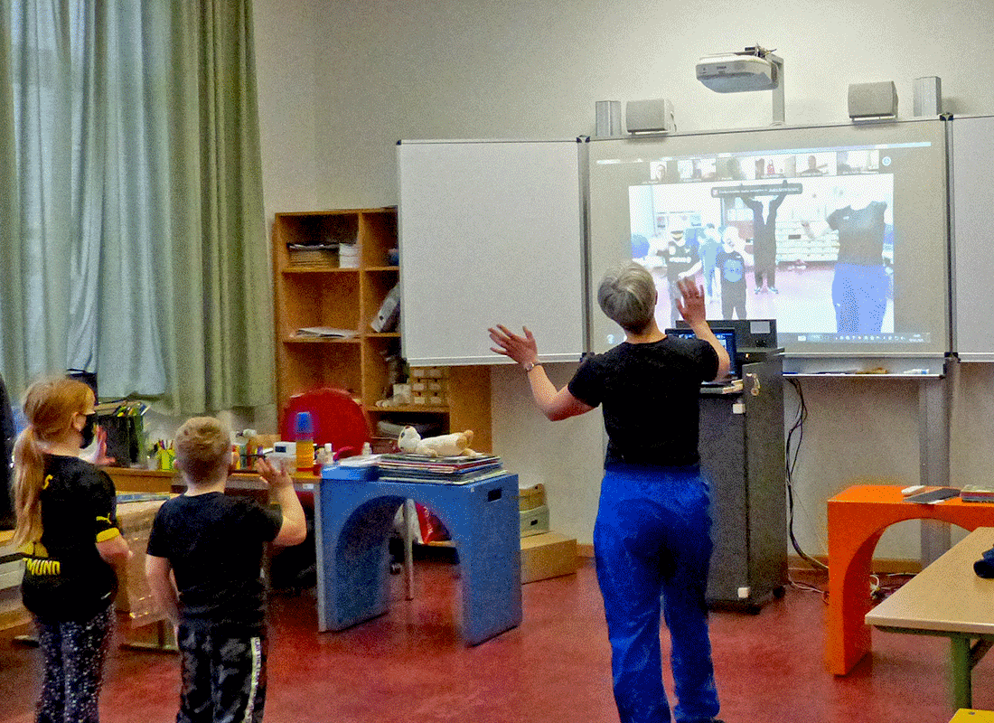 Online-Sportstunden an der Feldsieper Schule Bochum