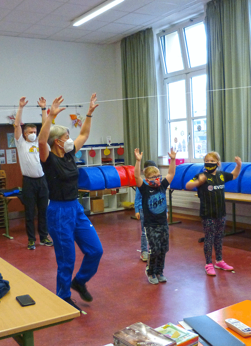 Online-Sportstunden an der Feldsieper Schule Bochum