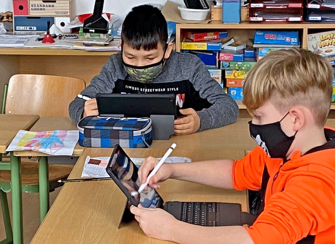 iPads im Unterricht an der Feldsieper Grundschule Bochum