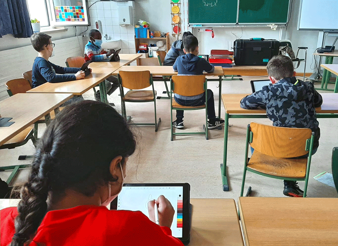 iPads im Unterricht an der Feldsieper Grundschule Bochum