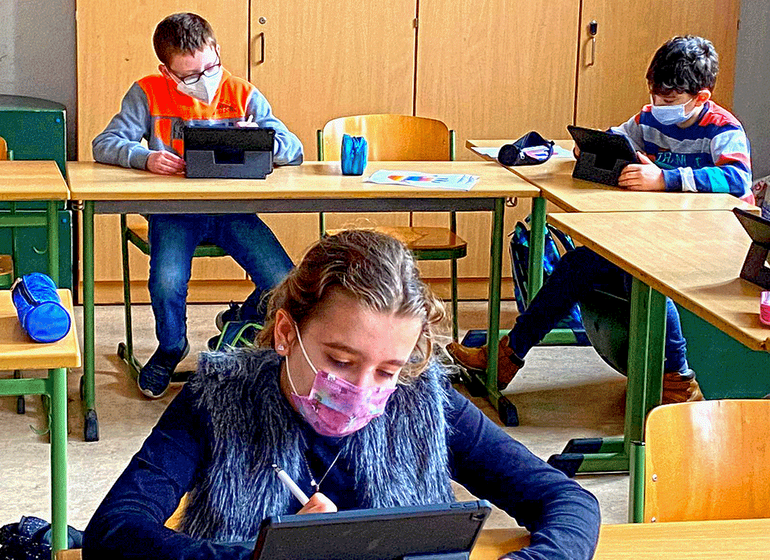 iPads im Unterricht an der Feldsieper Grundschule Bochum