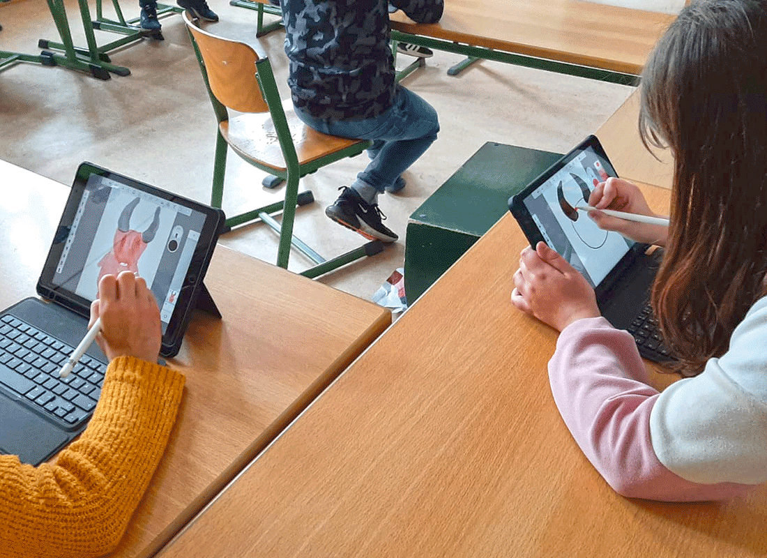 iPads im Unterricht an der Feldsieper Grundschule Bochum