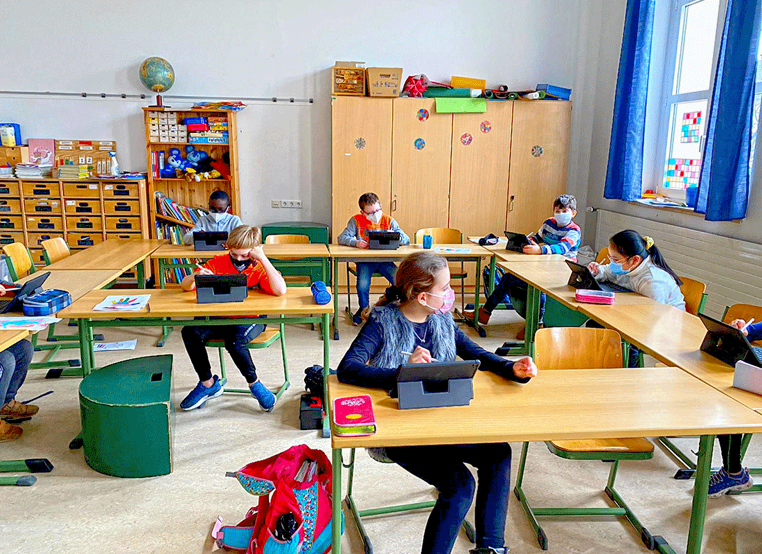 iPads im Unterricht an der Feldsieper Grundschule Bochum