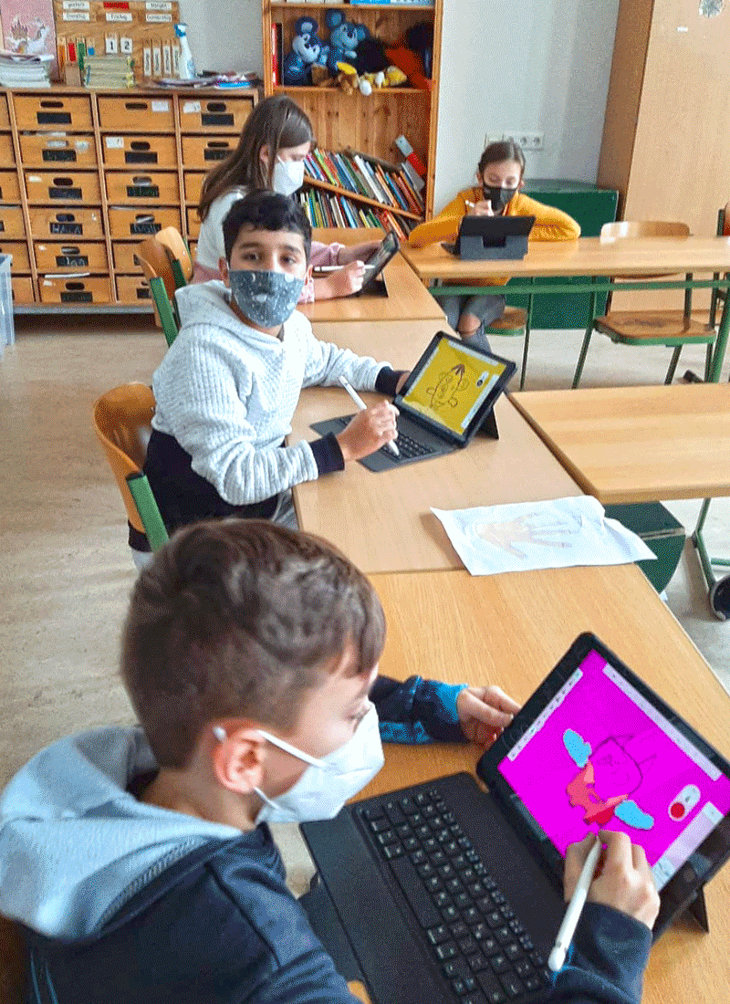 iPads im Unterricht an der Feldsieper Grundschule Bochum