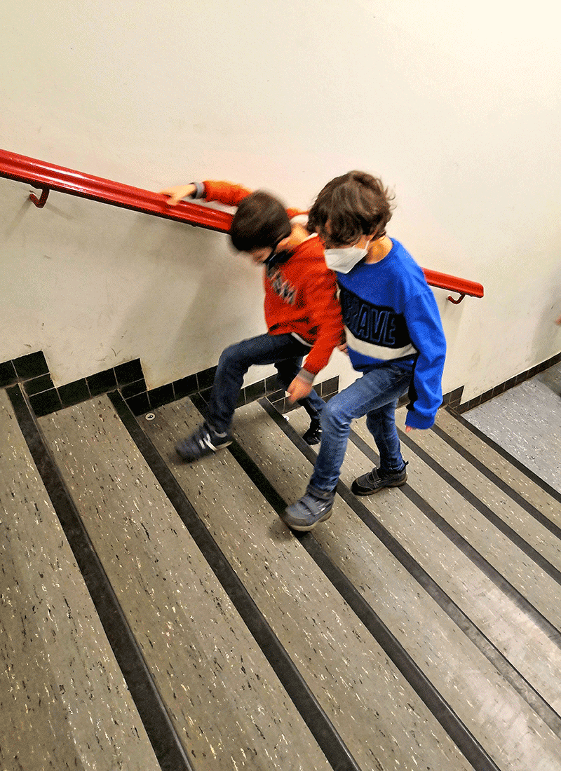 Treppenrechnen in der Grundschule Feldsieper Strasse Bochum