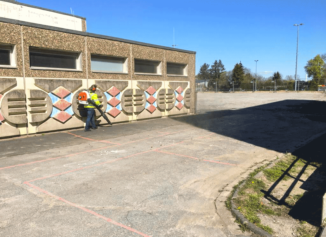 Lufttankstelle an der Feldsieper Grundschule