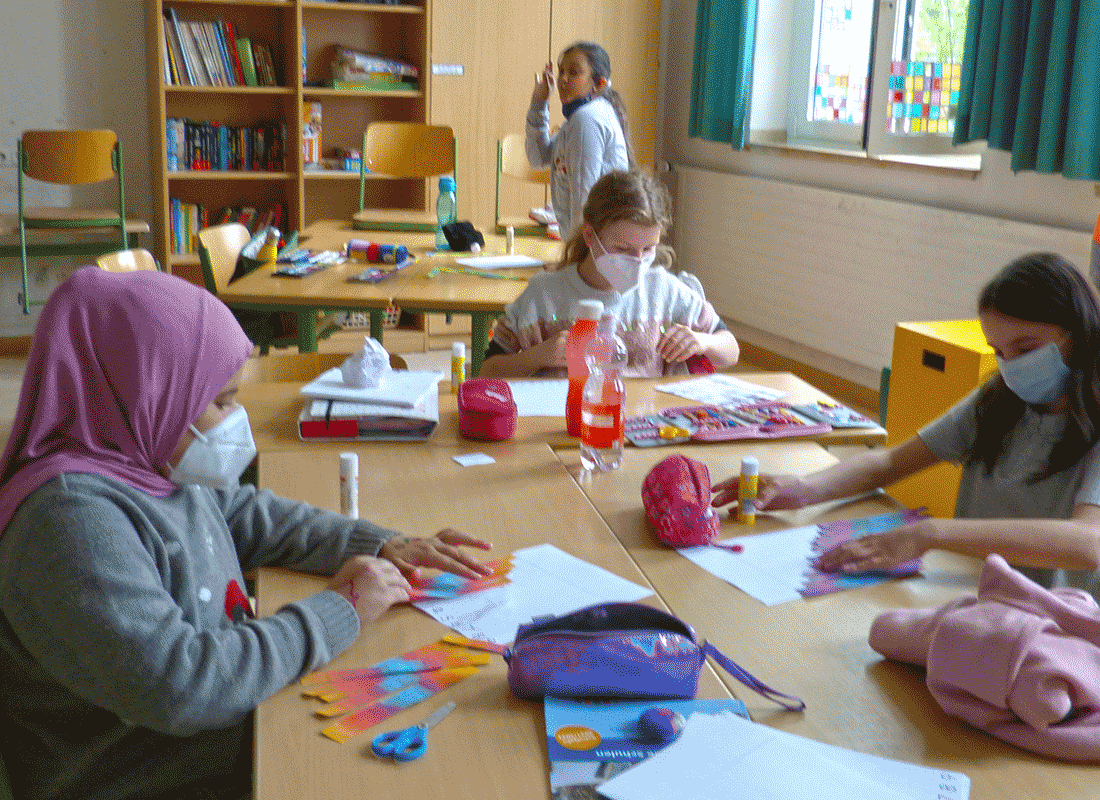 Kunstunterricht in der Grundschule Feldsieper Schule