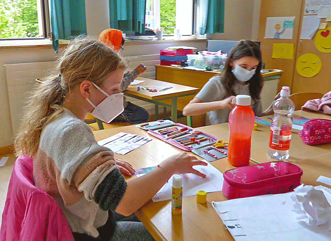 Kunstunterricht in der Grundschule Feldsieper Schule