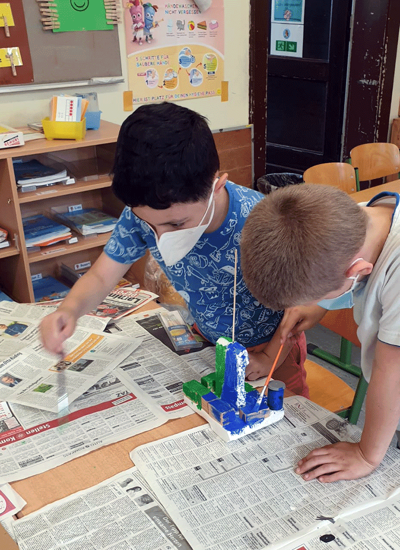 Aus dem Unterricht in der Feldsieper Schule Bochum