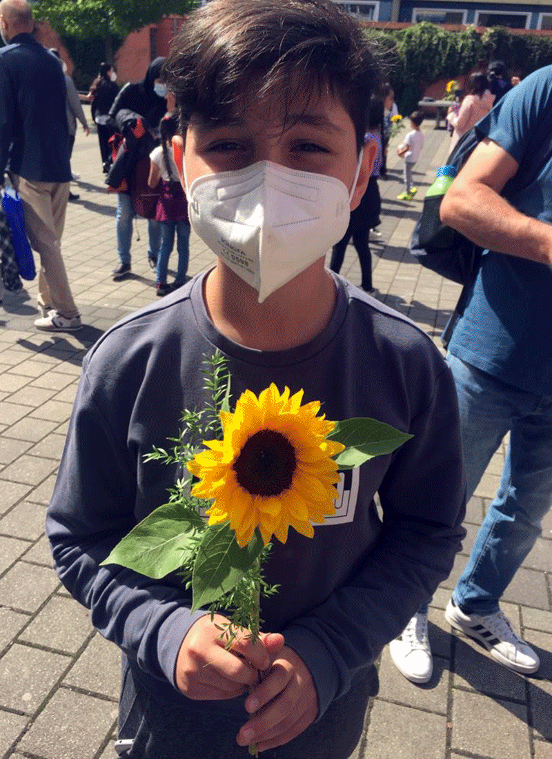 Abschied der Viertklaessler vom Teilstandort der Feldsieper Schule Bochum