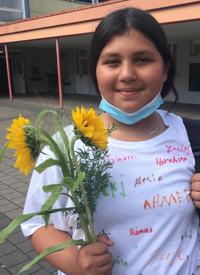 Abschied der Viertklaessler vom Teilstandort der Feldsieper Schule Bochum