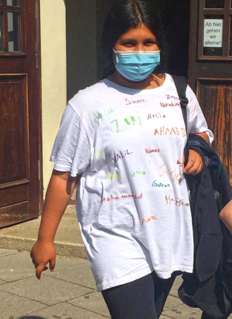 Abschied der Viertklaessler vom Teilstandort der Feldsieper Schule Bochum