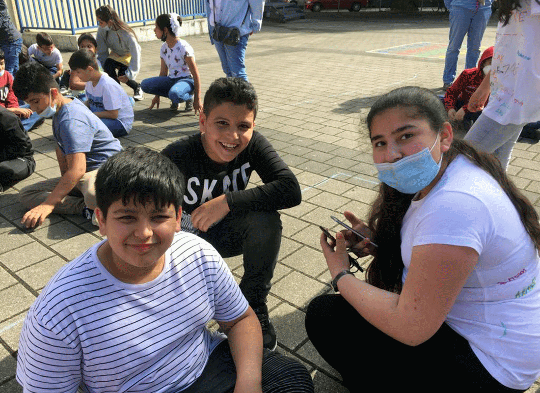 Abschied der Viertklaessler vom Teilstandort der Feldsieper Schule Bochum