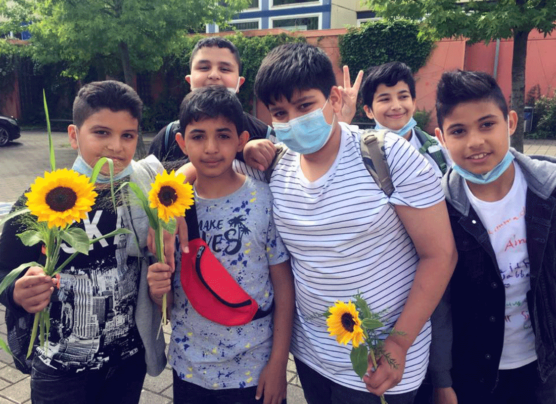 Abschied der Viertklaessler vom Teilstandort der Feldsieper Schule Bochum