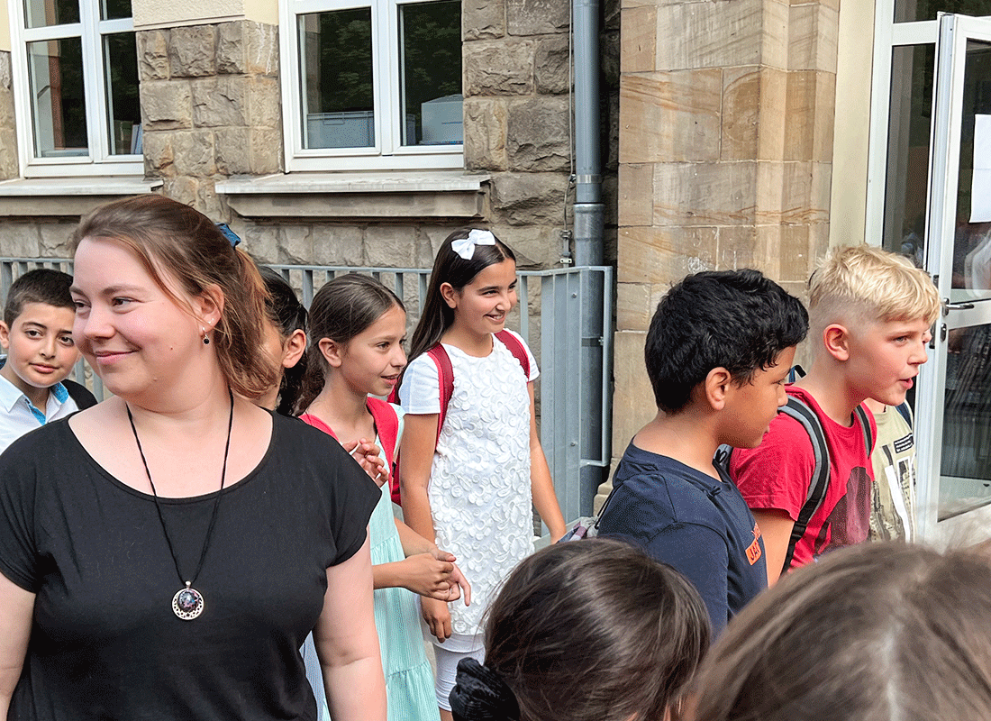 Aus dem Unterricht in der Feldsieper Schule Bochum