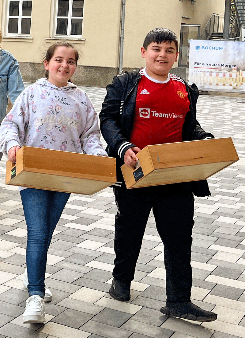 Aus dem Unterricht in der Feldsieper Schule Bochum