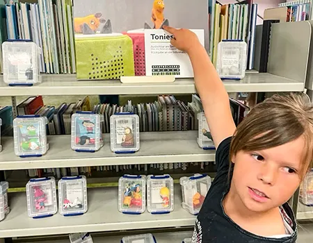 Besuch der ersten Klassen in der Stadtbibliothek Bochum