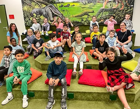 Besuch der ersten Klassen in der Stadtbibliothek Bochum