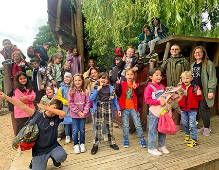 Besuch der ersten Klassen im Tierpark