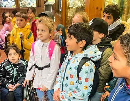 Besuch der ersten Klassen im Tierpark