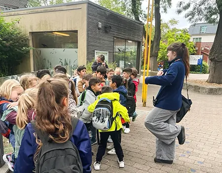 Besuch der ersten Klassen im Tierpark