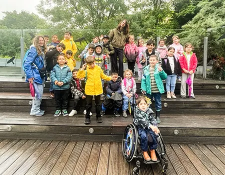 Besuch der ersten Klassen im Tierpark