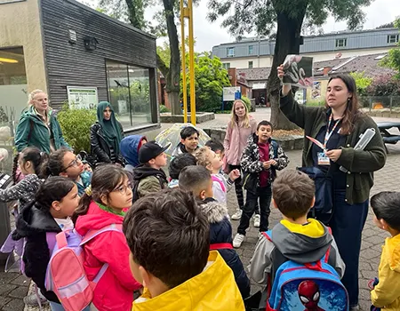 Besuch der ersten Klassen im Tierpark