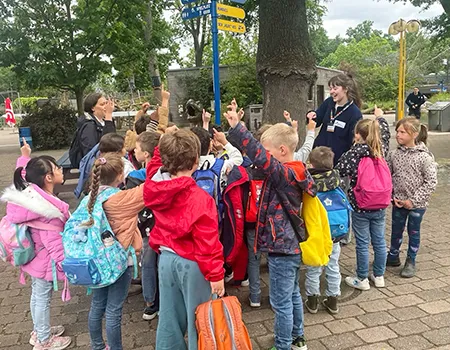 Besuch der ersten Klassen im Tierpark